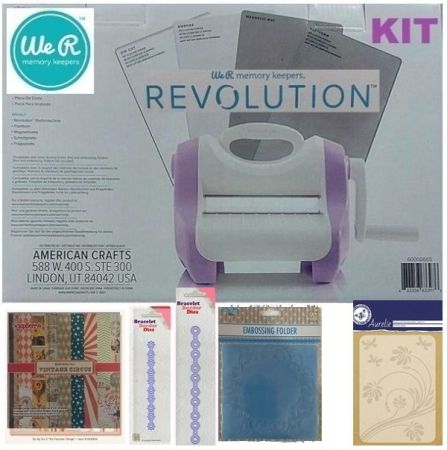 REVOLUTION CUT & EMBOSS MACHINE A5 KIT- Машина за изрязване и релеф КИТ