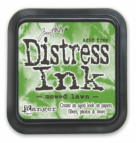 Distress ink pad by Tim Holtz - Тампон, "Дистрес" техника - Mowed Lawn