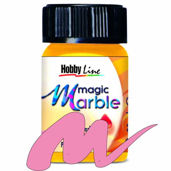 Magic Marble - Боя за мраморен ефект,20мл. - Светла роза