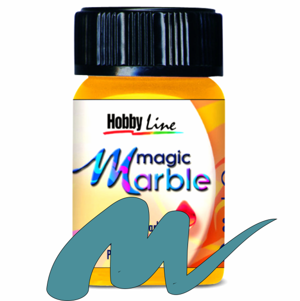 Magic Marble - Боя за мраморен ефект,20мл. - Тюркоаз