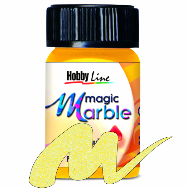 Magic Marble - Боя за мраморен ефект,20мл. - Брокат злато