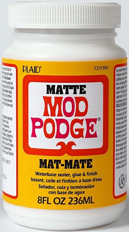 MOD PODGE MATTE, USA - ЛАК / лепило за колажи мат 236 мл.