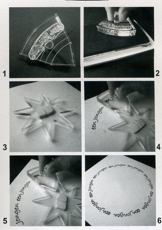 Nellie Snellen - Acrylic Precision Stamping Bloc - До 6см радиус