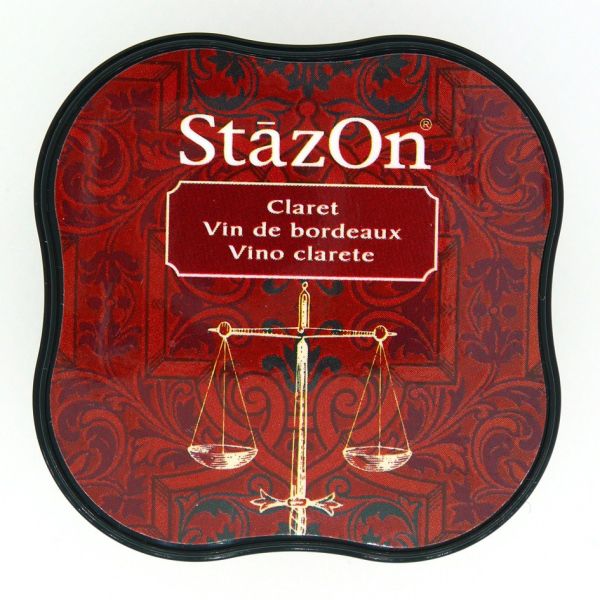 StazOn MIDI - Тампон за всякаква твърда или гланцирана повърхност - Claret