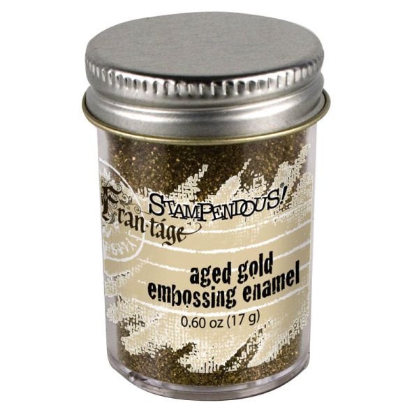AGED ENAMEL, USA - Античен eмбосинг емайл GOLD
