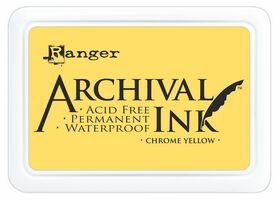 ARCHIVAL INK PAD, USA - Tампон с архивно перманентно мастило, Chrome Yellow