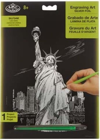 R&L,USA Engraving Art А4 - Картина за гравиране SILF34
