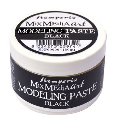 ANTICO Modeling paste, Stamperia - ART паста 150 мл. BLACK