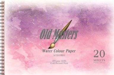 OLD MASTERS Watercolour BLOCK 270g - АКВАРЕЛЕН блок 20л / 480x330