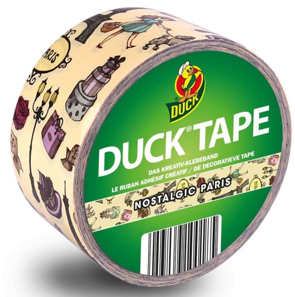 DUCK  tape NOSTALGIC PARIS - Декоративно  плътно тиксо 48мм х 910см