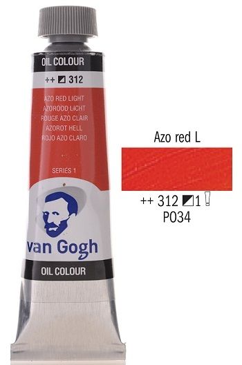 Van GOGH Oil - Маслена боя 40мл - Червена светла / 312