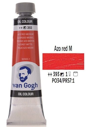 Van GOGH Oil - Маслена боя 40мл - Червена средна / 393