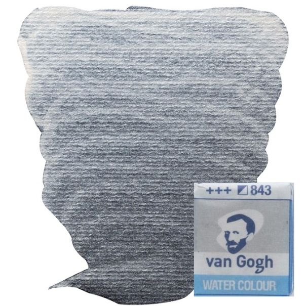 VAN GOGH WATERCOLOUR PAN - Екстра фин акварел `кубче` # INTERFER. WHITE