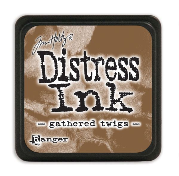 NEW MINI Distress ink pad by Tim Holtz - Тампон, "Дистрес" техника - Gathered twigs