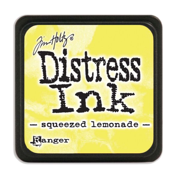 NEW MINI Distress ink pad by Tim Holtz - Тампон, "Дистрес" техника - Squeezed lemonade