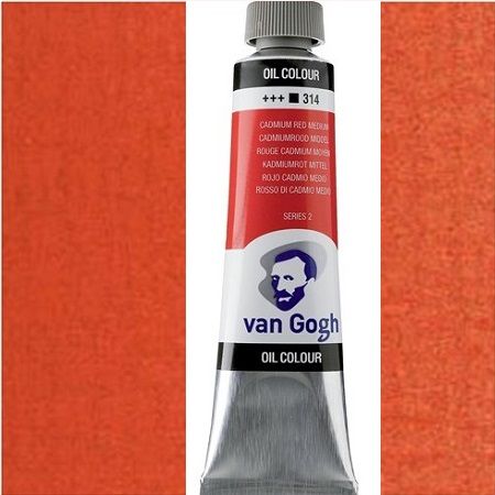 Van GOGH Oil - Маслена боя 40мл II серия - Кадмий червена средна / 314