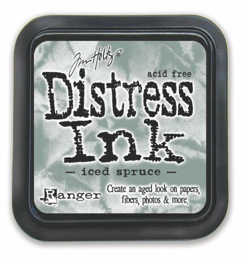 Distress ink pad by Tim Holtz - Тампон, "Дистрес" техника - Iced Spruce