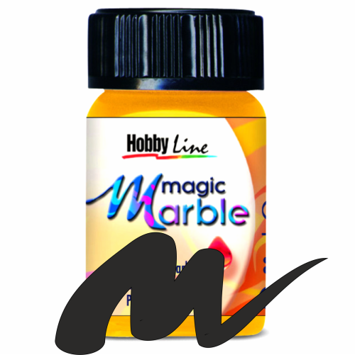 Magic Marble - Боя за мраморен ефект,20мл. - Черно