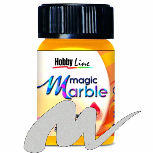 Magic Marble - Боя за мраморен ефект,20мл. - Сребро