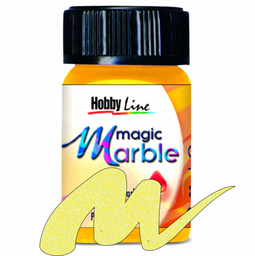 Magic Marble - Боя за мраморен ефект,20мл. - Брокат злато