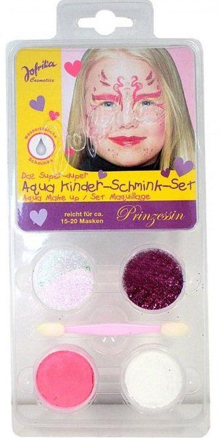 Aqua Make-up set ,Germany  - Комплект бои за лице тяло + четка, PRINCESS