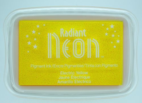 Radiant NEON "electric yellow" - Тампон с неоново светлоустойчиво мастило