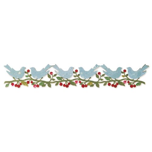 Sizzlits Decorative Strip Die - Bower Birds