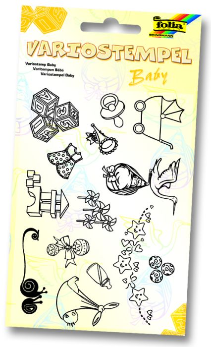 BABY by FOLIA STAMPS - Комплект печати 11Х15 см БЕБЕ