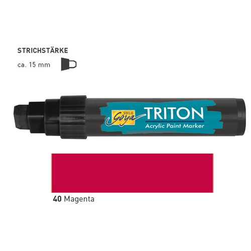 TRITON ACRYLIC MARKER 5-15MM -  Акрилен маркер MAGENTA