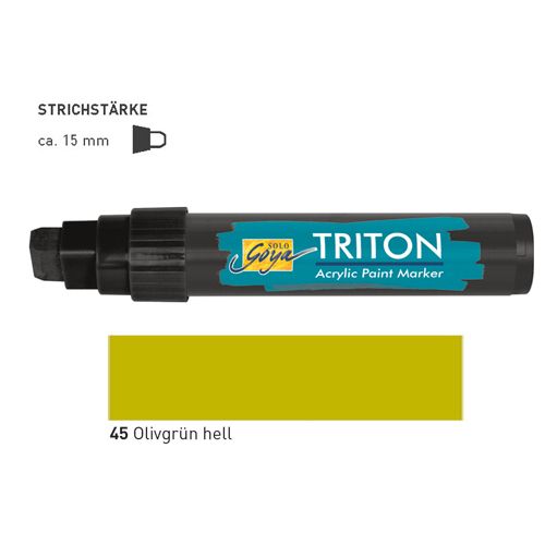 TRITON ACRYLIC MARKER 5-15MM -  Акрилен маркер LIGHT OLIVE