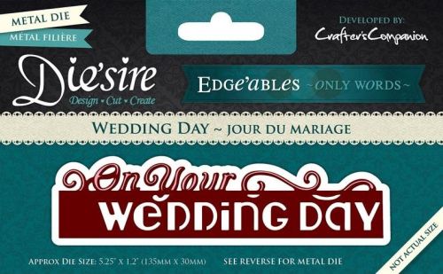 Diesire - Edge'ables Only Words - WEDDING DAY