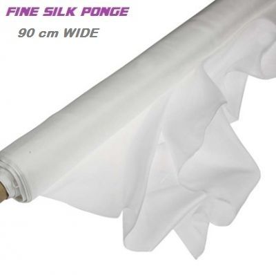ART SILK PONGEE 18g /  90cm - Естествена коприна на линеен метър - ширина 90см.