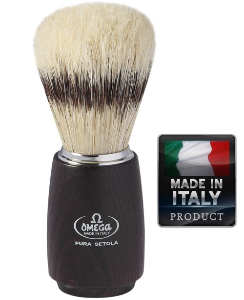 OMEGA 11712 Pure bristle shaving brush BADGER EFFECT 115mm