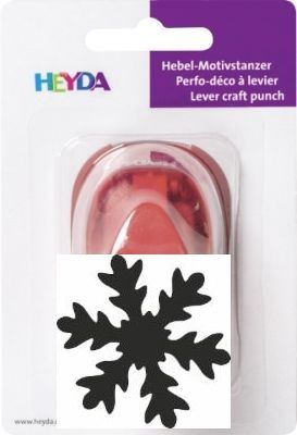 HEYDA  Punch 16mm - Дизайн пънч СНЕЖИНКА