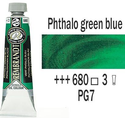 REMBRANDT Екстра Фини Маслени Бои 40 мл. - Phthalo Green Blue 3, № 680
