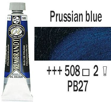 REMBRANDT Екстра Фини Маслени Бои 40 мл. - Prussian Blue 2, № 508