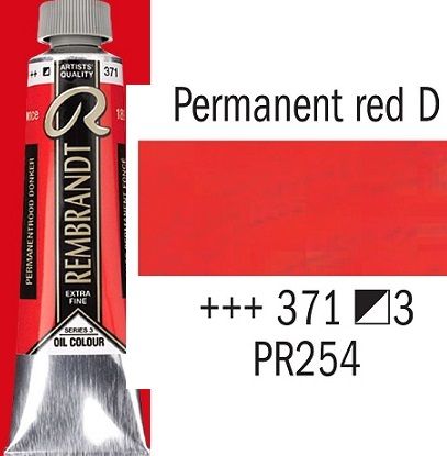 REMBRANDT Екстра Фини Маслени Бои 40 мл. - Permanent Red Deep 3, № 371