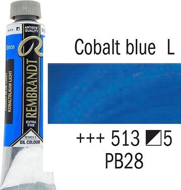 REMBRANDT Екстра Фини Маслени Бои 40 мл. - Cobalt Blue Light 5, № 513