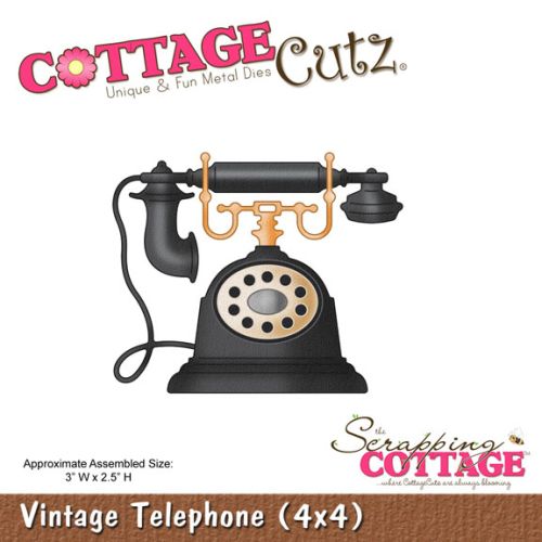 PHONE CottageCutz  - Щанца за рязане Vintage Telephone