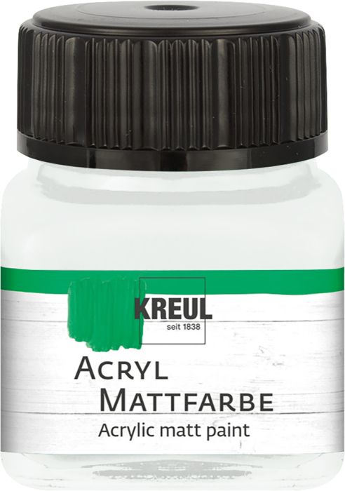 ACRYLIC MATT FARBE  20ML - Фин акрил и за маникюр - Пастелно бяло