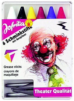 Jofrika MAQUIAGE Germany - Комплект пастели за лице 6 цв. + острилка