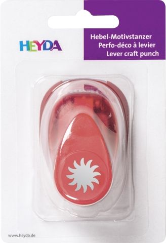 HEYDA Punch SUN  17mm - Дизайн пънч СЛЪНЦЕ S