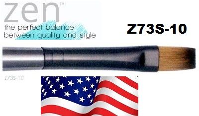 ZEN 73 Flat, USA - Профи `плоска` четка за различни техники №10
