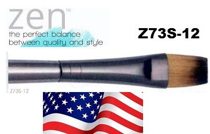 ZEN 73 Flat, USA - Профи `плоска` четка за различни техники №12
