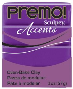 `PREMO Accents` USA - Професионална серия полимерна глина -  Purple Pearl, 2oz