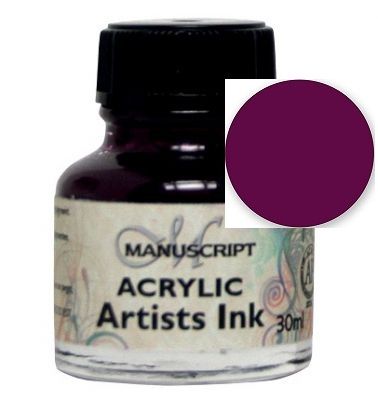 MANUSCRIPT ARTIST ACRYLIC  INK - PURPLE
