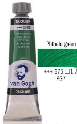 Van GOGH Oil - Маслена боя 40мл - Фтало зелена / 675
