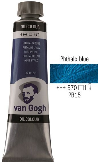 Van GOGH Oil - Маслена боя 40мл - Фтало синя / 570