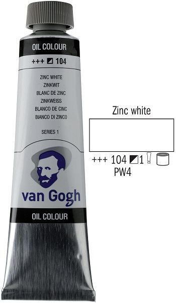 Van GOGH Oil - Маслена боя 40мл - Цинк бяла / 104