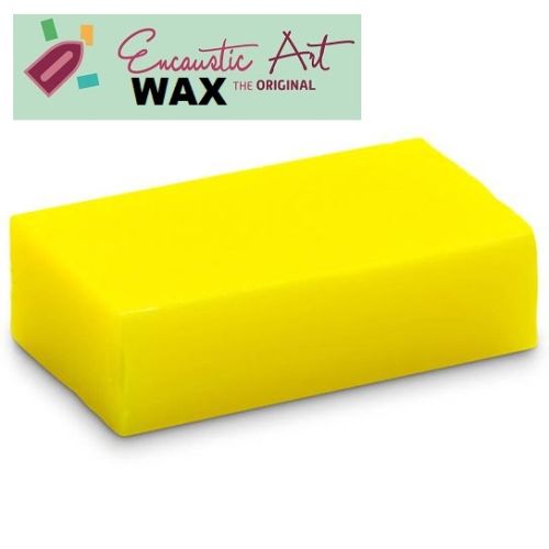 Encaustic WAX - Блокче цветен восък за Енкаустика № 39 NEON YELLOW